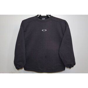 Vintage 90s Oakley Software Sweatshirt Center Logo LARGE Embroidered ULTRA RARE